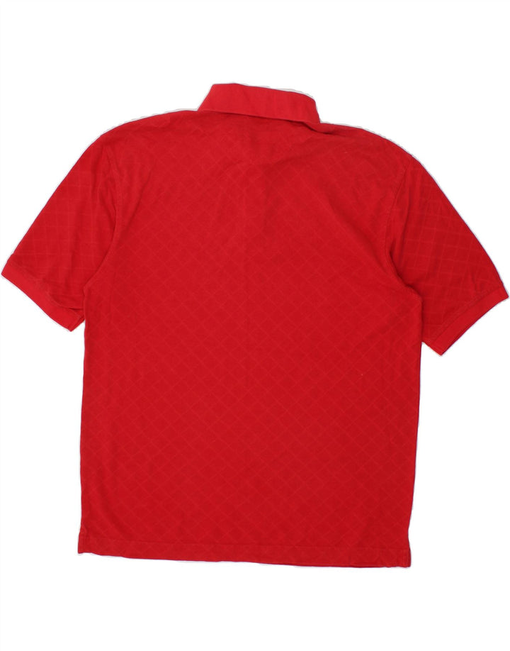 DOCKERS Mens Golf Polo Shirt Large Red Cotton Vintage Dockers and Second-Hand Dockers from Messina Hembry 
