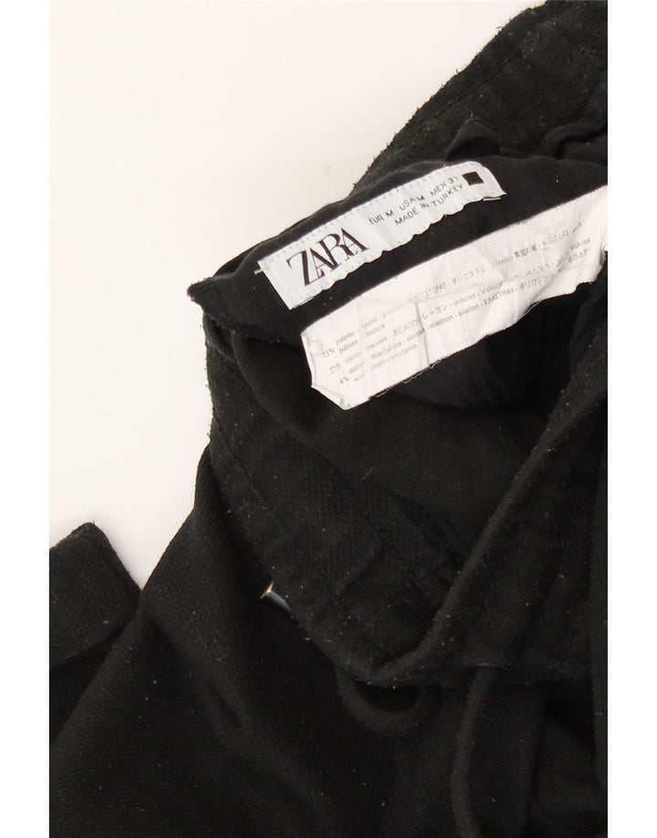 Pantaloni tăiați pentru bărbați Zara Mediu L31 L26 Poliester negru