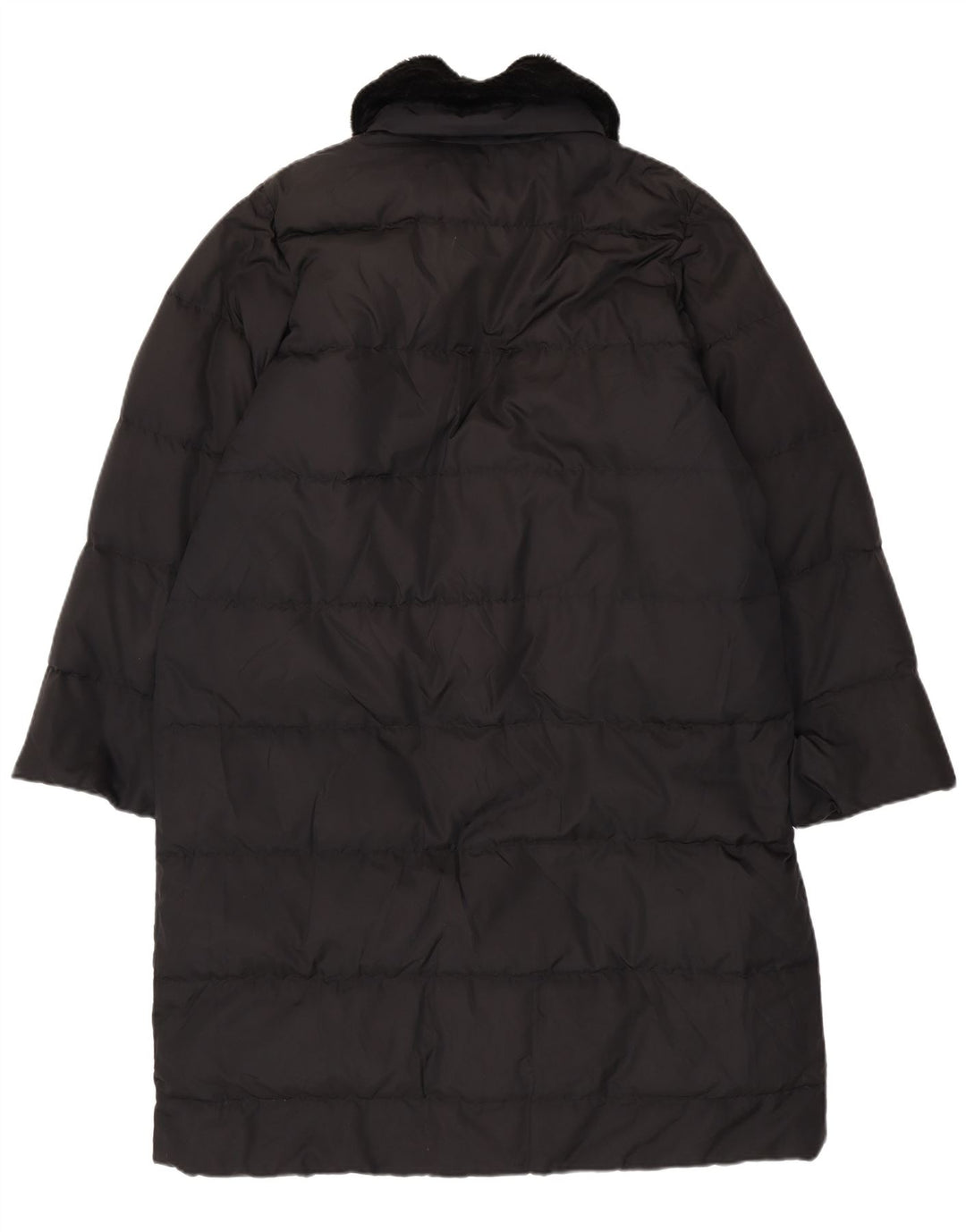 Max Mara Manton supradimensionat de weekend pentru femei UK 12 Poliamidă neagră medie