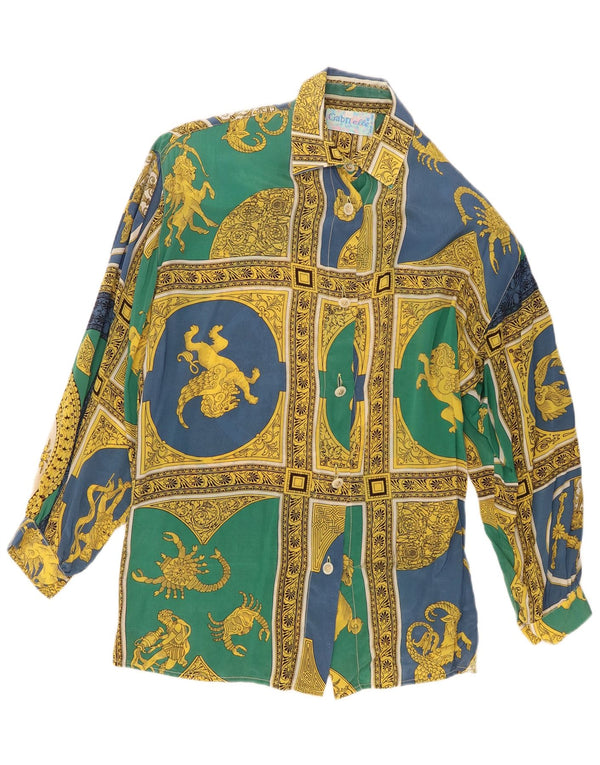 Gabri elle La Camicia Bluză cămașă pentru femei UK 18 XL Multicolor
