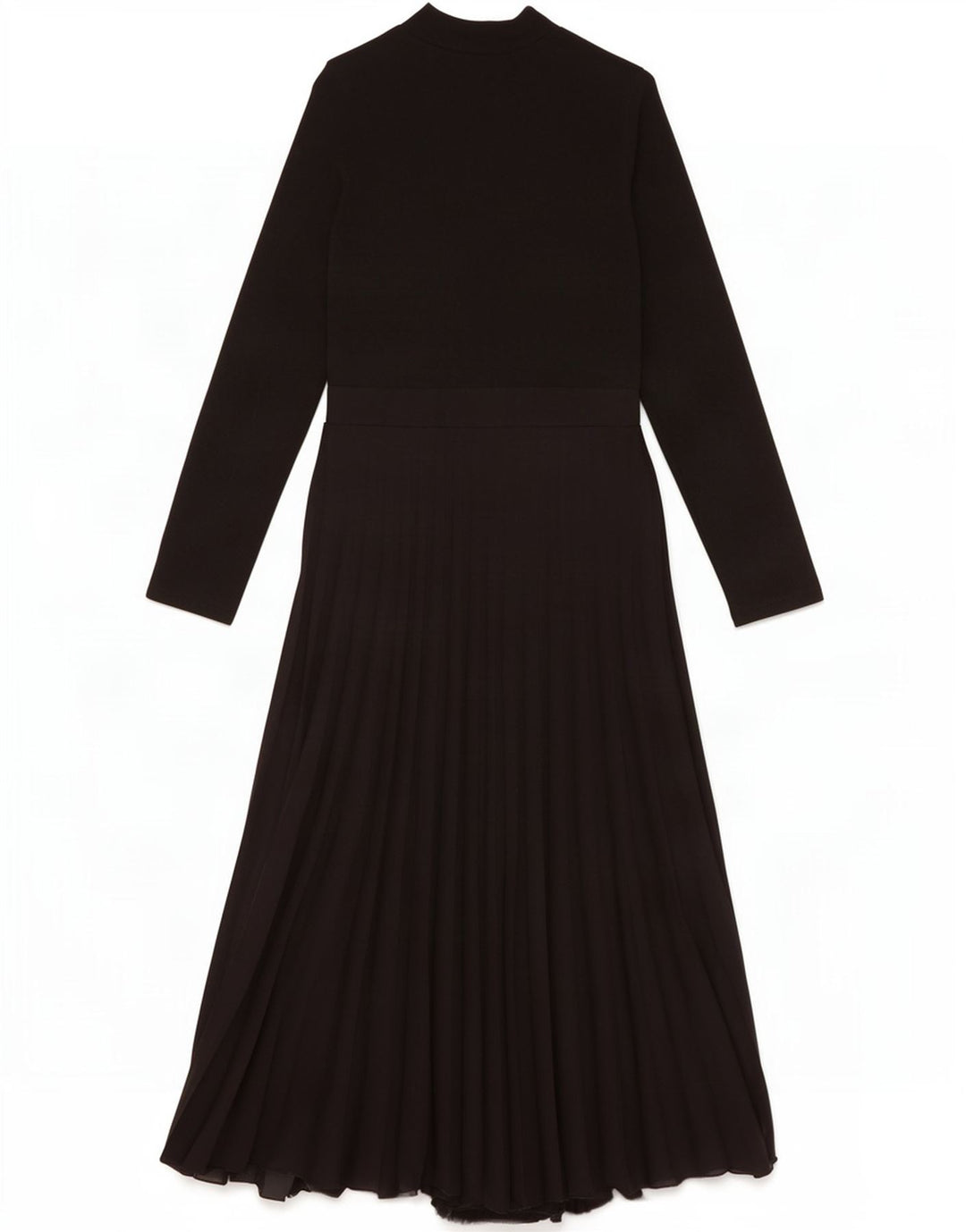 Rochie Maxi cu mânecă lungă pentru femei Zara UK 14, mare, negru, elastan