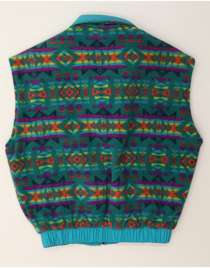 Gilet reversibil pentru bărbați Aesse Marea Britanie 38 Medium Blue Geometric Poliamidă