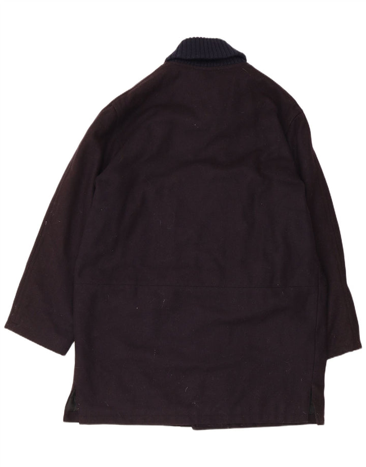 PAUL & SHARK Pardesiu pentru iahting pentru bărbați UK 40 Lână mare neagră