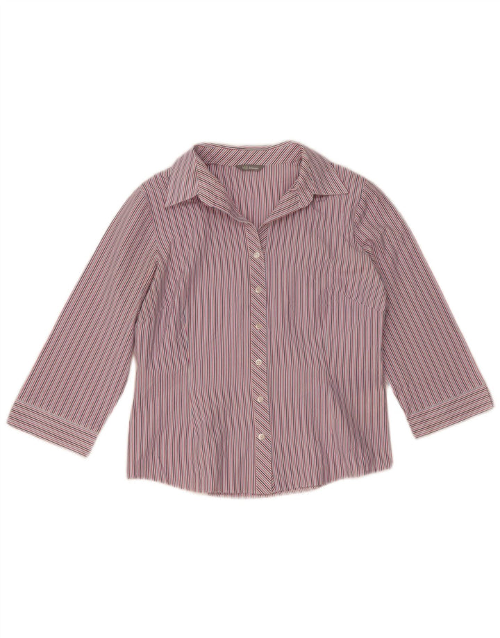 Cămașă pentru femei Marks & Spencer cu mâneci 3/4 UK 12 Medium, multicoloră, cu dungi