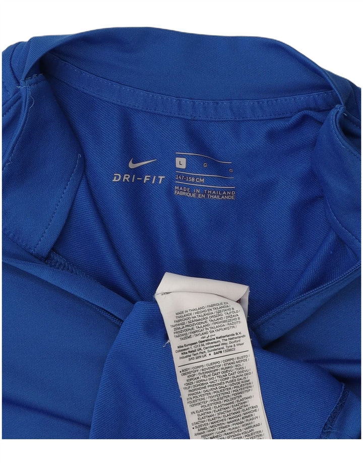 Trening pentru băieți Dri Fit Pullover Top 12-13 ani mare albastru geometric
