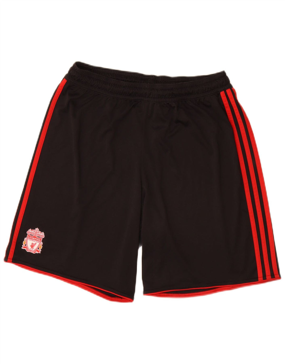 Pantaloni scurți sport Liverpool pentru bărbați Adidas XL poliester negru