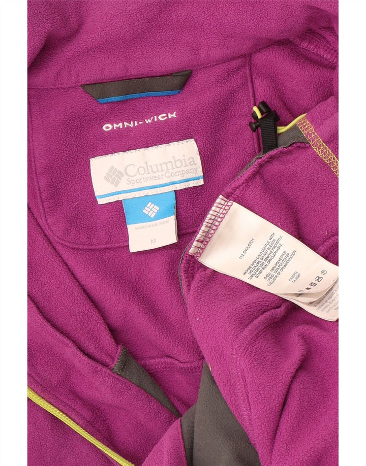 COLUMBIA Jachetă pentru femei Omni-Wick Fleece UK 12 Poliester violet mediu