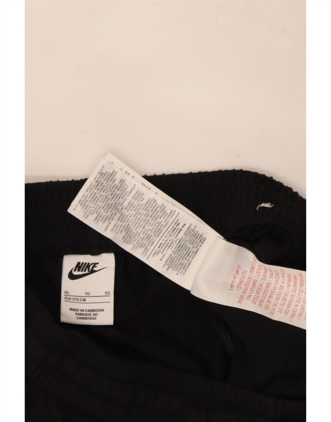 Pantaloni scurți sport Nike băieți 13-14 ani XL poliester negru