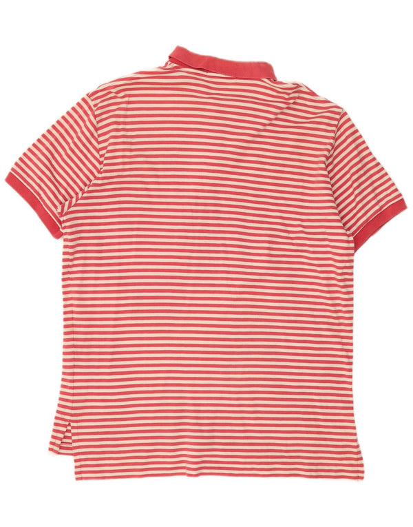 Cămașă Polo Ralph Lauren pentru bărbați, bumbac cu dungi roșii mari