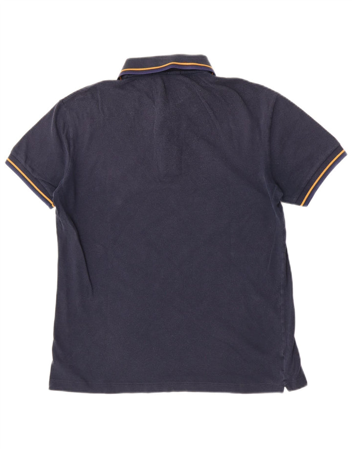 Cămașă polo pentru bărbați Fred Perry, ușor și elastic, din bumbac bleumarin mediu