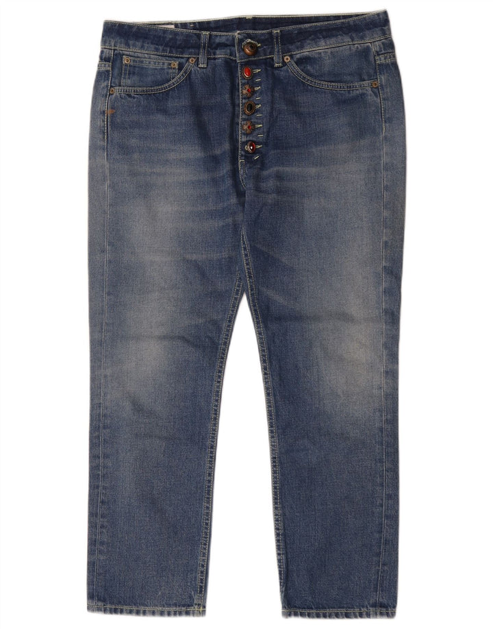 Dondup Blugi Capri pentru femei W28 L26 Bumbac albastru