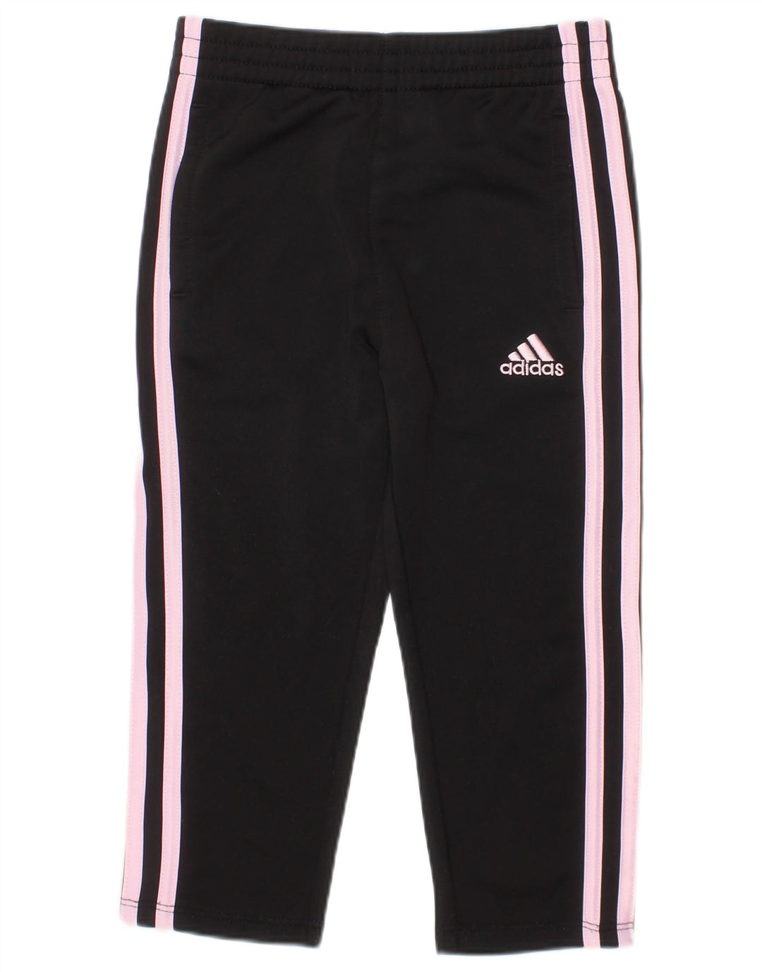 Pantaloni de trening ADIDAS pentru fetite 18-24 luni poliester negru