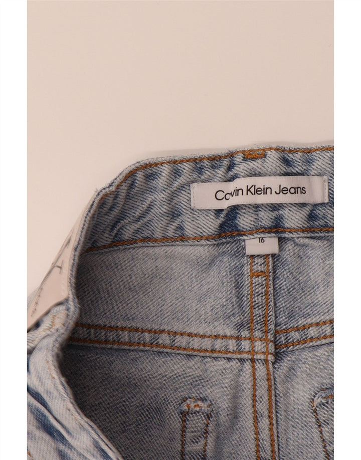 CALVIN KLEIN Girls Straight Jeans 15-16 Years  Blue Vintage Calvin Klein and Second-Hand Calvin Klein from Messina Hembry 