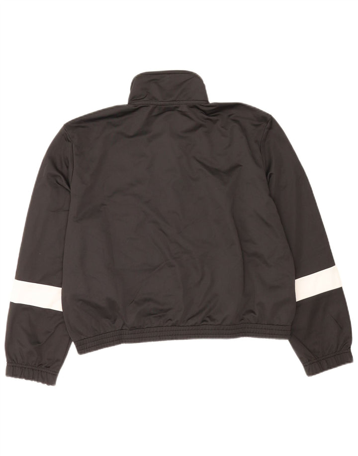 Jachetă de trening Umbro Crop Graphic pentru femei UK 14 Medium Black