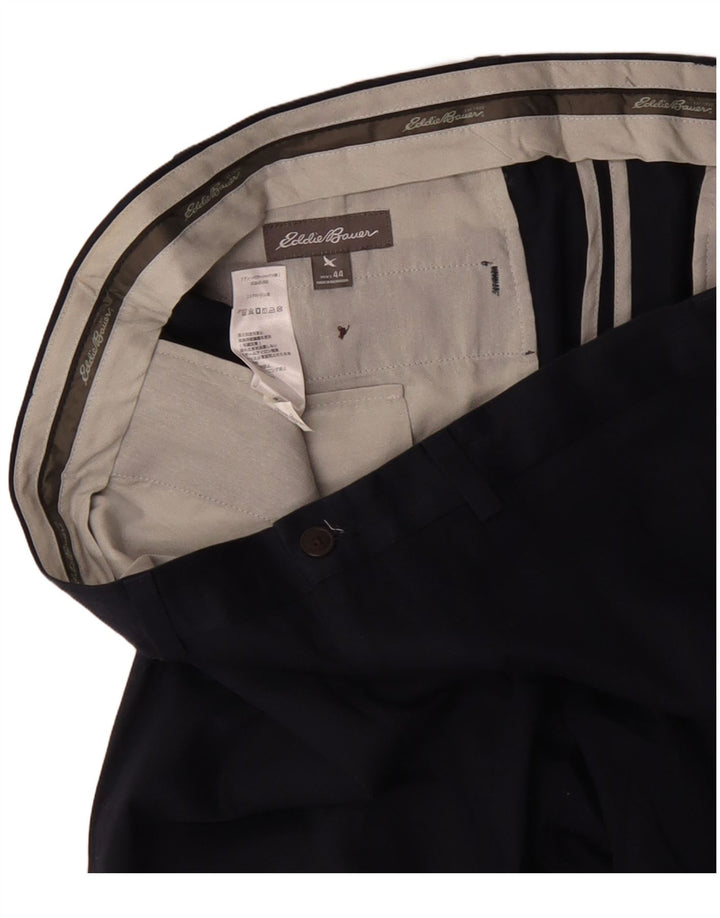 Pantaloni tăiați pentru bărbați EDDIE BAUER L44 L26 Bumbac bleumarin