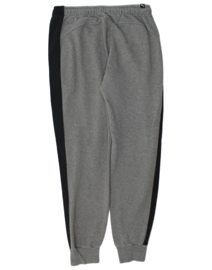 Pantaloni de trening cu grafică Puma pentru bărbați Pantaloni de jogging, gri mediu, bloc de culoare