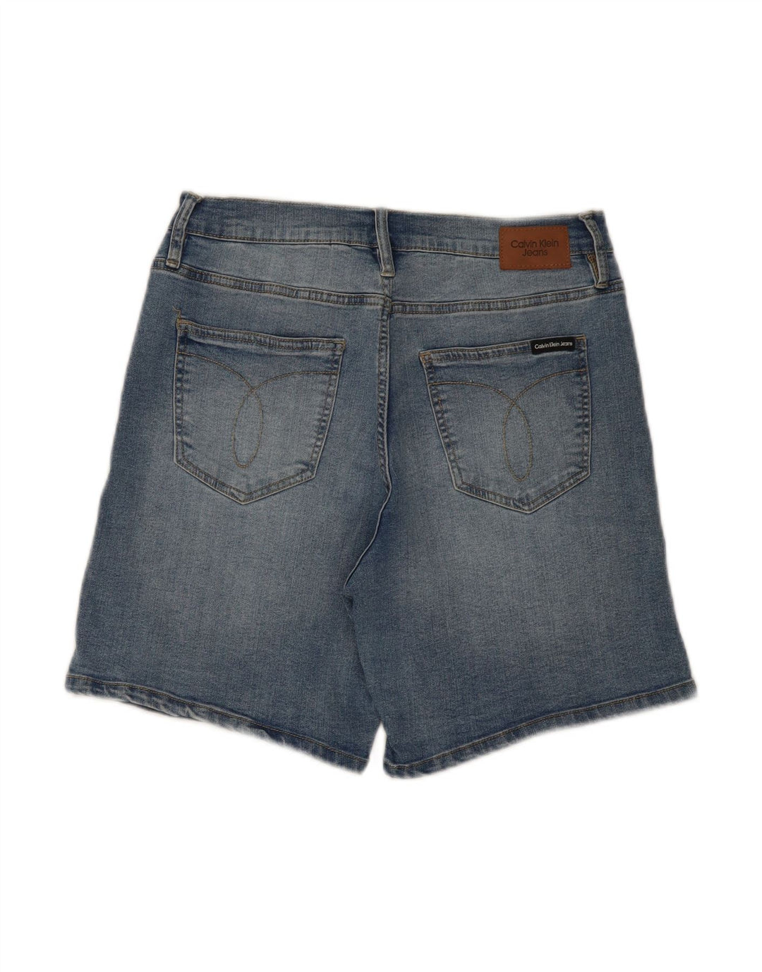 CALVIN KLEIN Womens Denim Shorts W28 Medium Blue Cotton