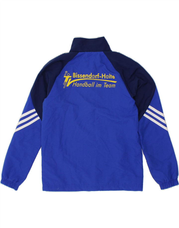 ADIDAS Boys Graphic Tracksuit Top Jacket 11-12 Years Large Blue Vintage Adidas and Second-Hand Adidas from Messina Hembry 