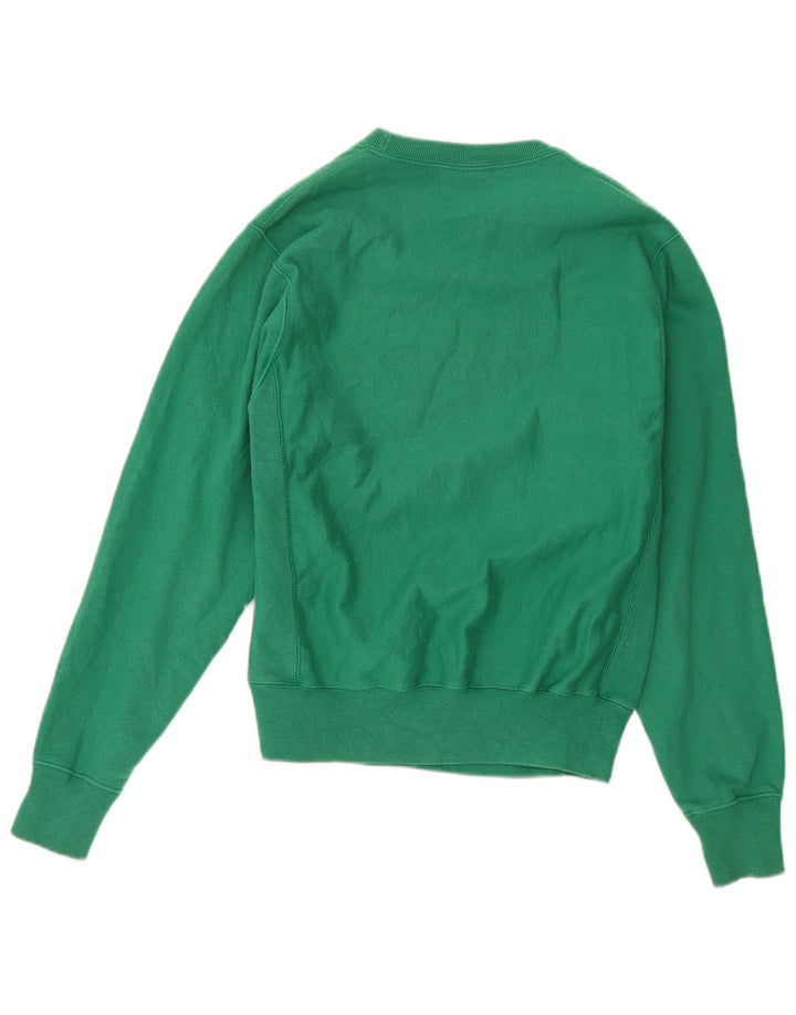 Pulover pentru bărbați Champion, cu țesătură inversă, verde mic