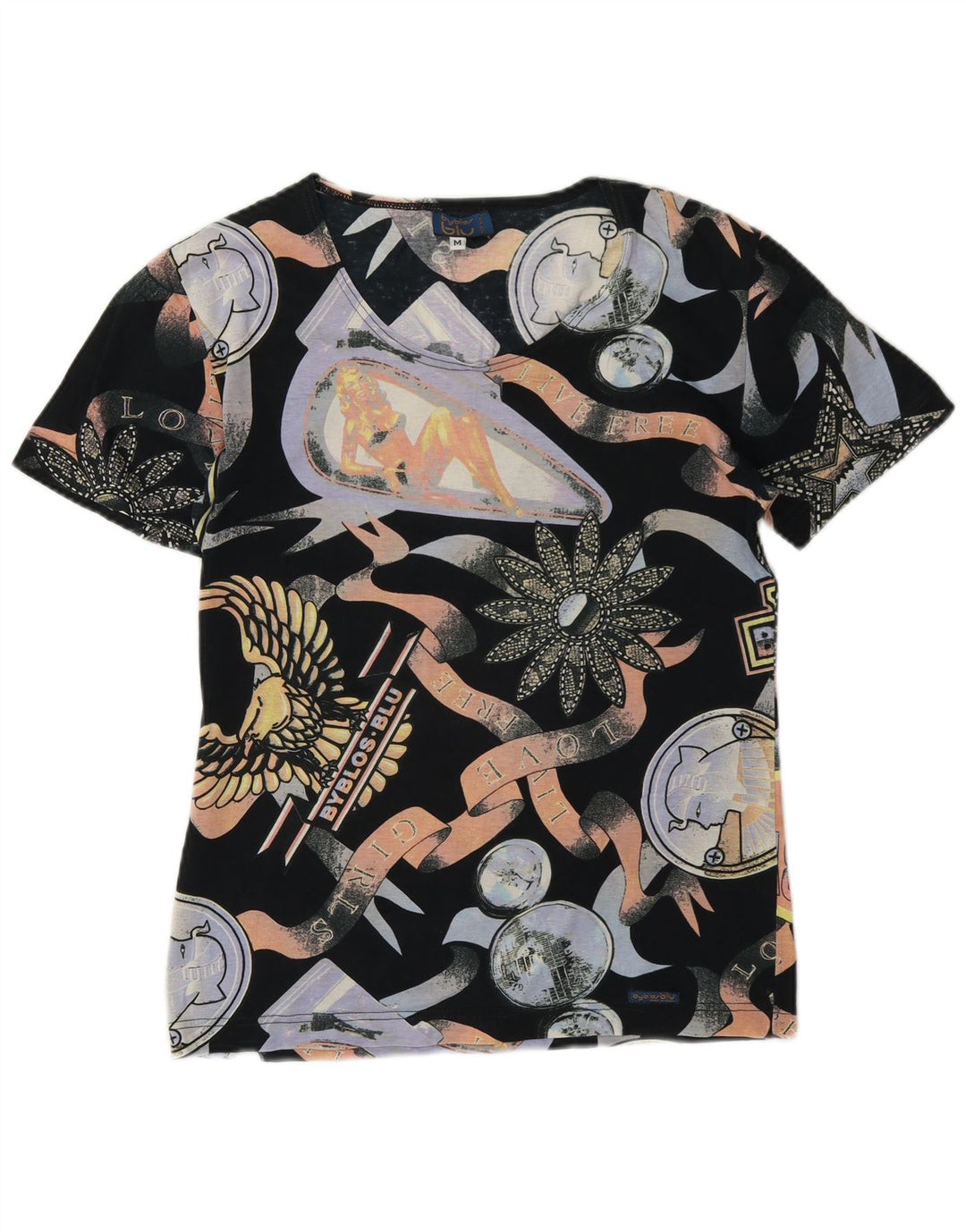 Tricou grafic Byblos pentru femei Top UK 12 Medium Multicolor Bumbac