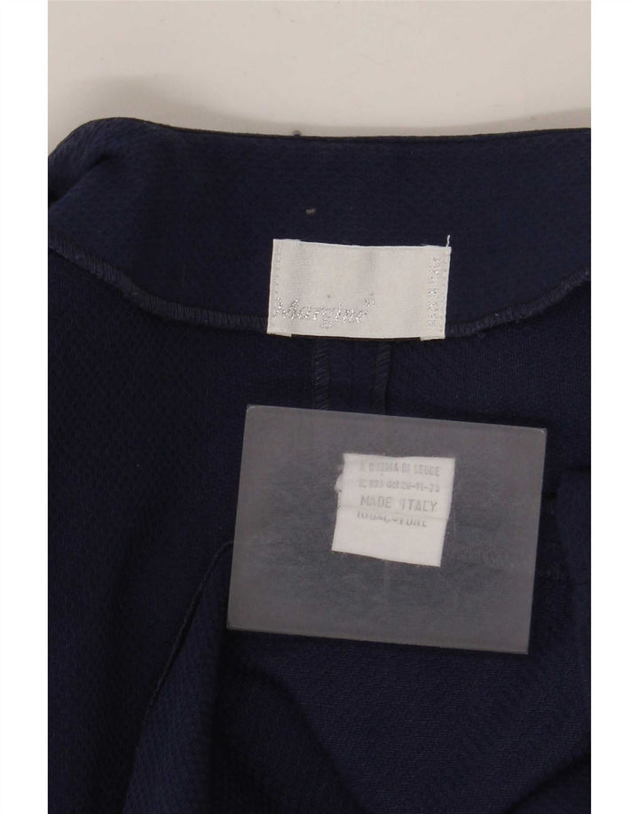 Rochie obișnuită pentru femei Vintage UK 14 Bumbac bleumarin mediu