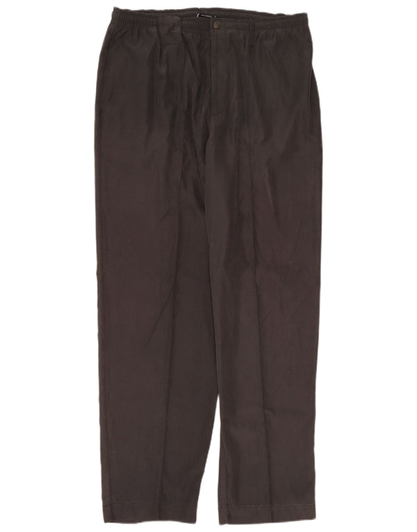 AUSTRALIAN L'ALPINA Pantaloni chino drepți pentru bărbați IT 56 3XL W40 L32 Negru