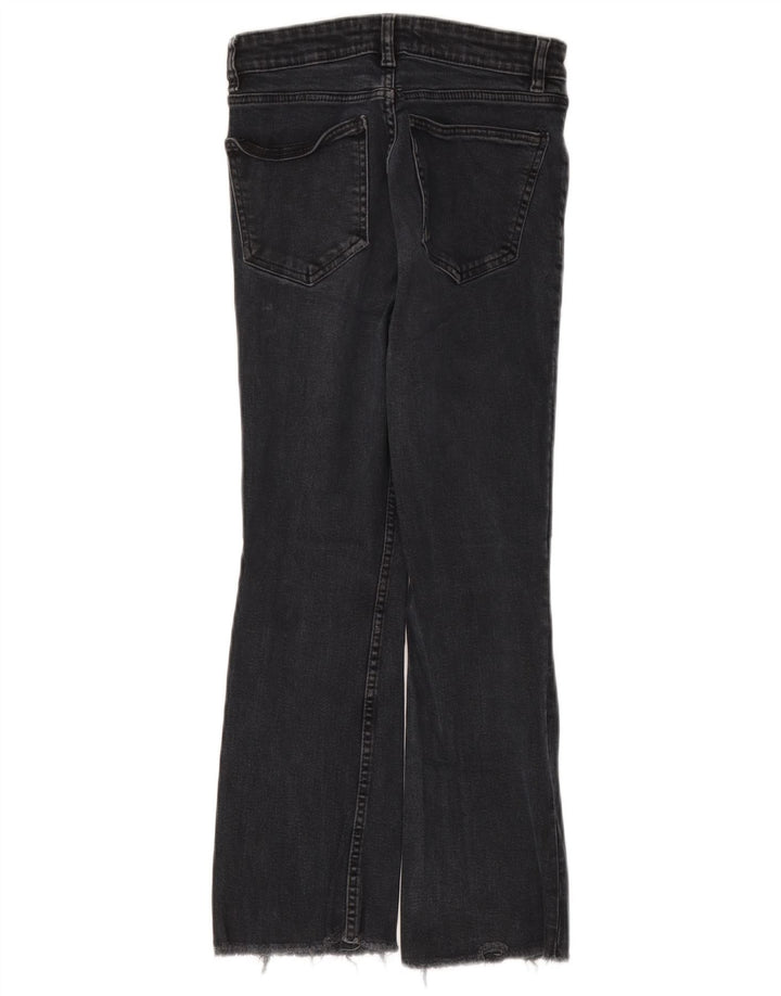 Blugi Zara Femei Bootcut EU 36 XS W26 L25 Negri