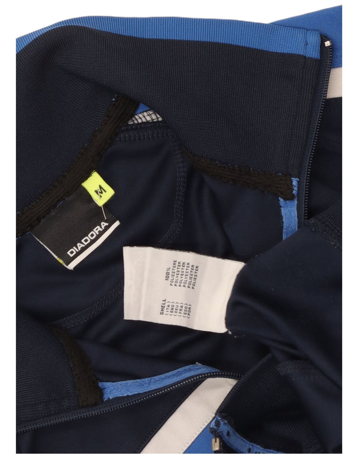 Jachetă de trening Diadora pentru femei UK 14 Medium Bleumarin Colorblock