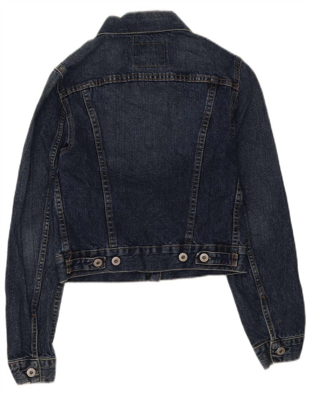 Jachetă de denim crop Replay pentru femei UK 8 Small Blue Bumbac