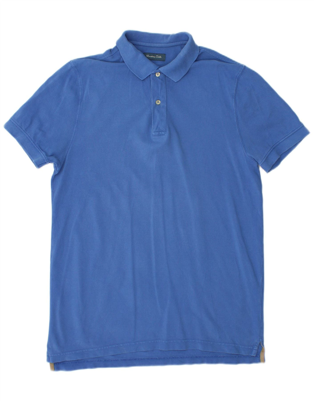 Tricou polo pentru bărbați MASSIMO DUTTI, albastru mediu