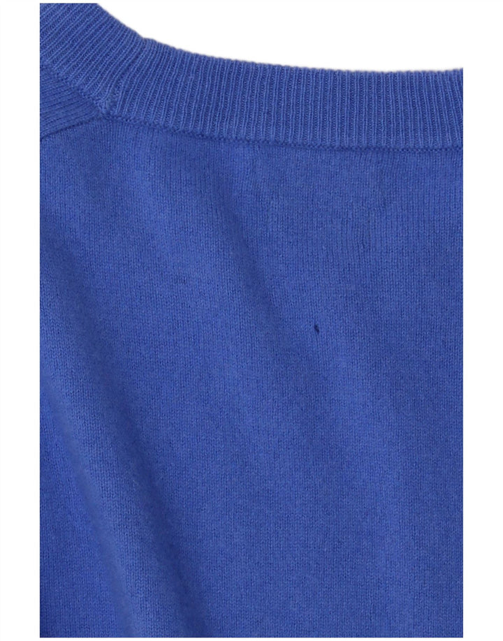 Pulover Massimo Dutti pentru bărbați cu gât crew pulover XL Lână albastră