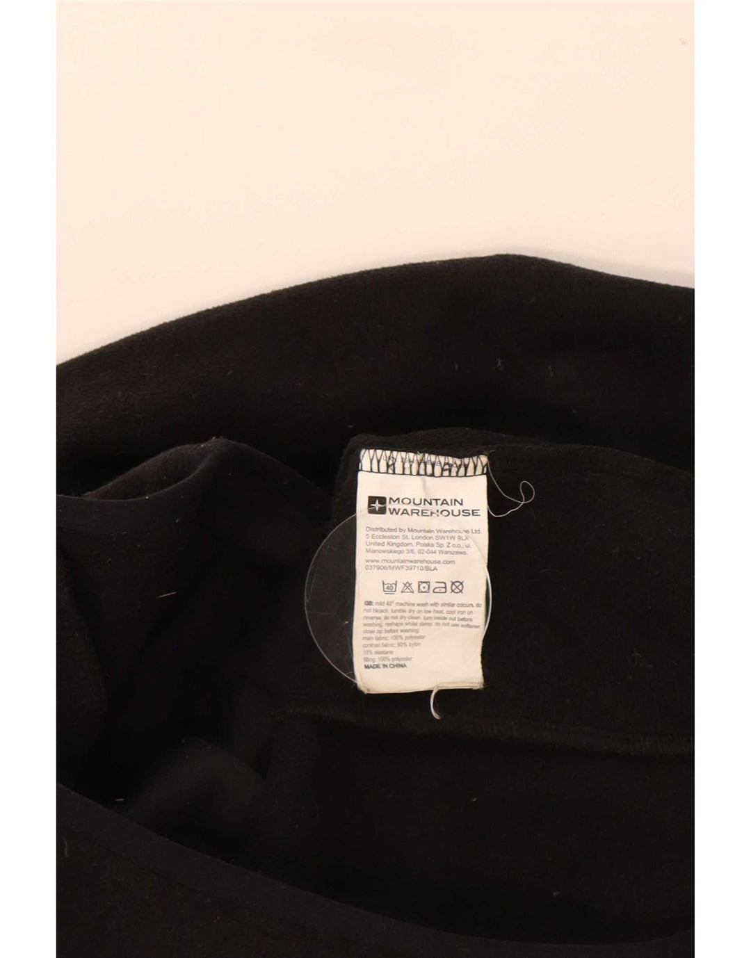 Jachetă polară pentru femei Mountain Warehouse UK 12 Medium Black Colorblock