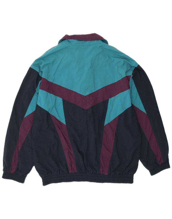 Jachetă de trening pentru bărbați ETIREL, cu croiala lejeră, IT 50 Medium Blue Colorblock