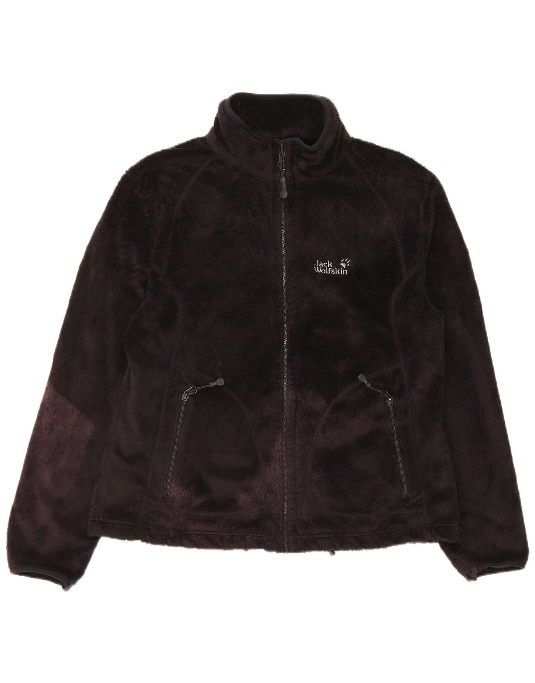 Jack Wolfskin Jachetă pentru femei Liner Fleece UK 16 Poliester negru mare