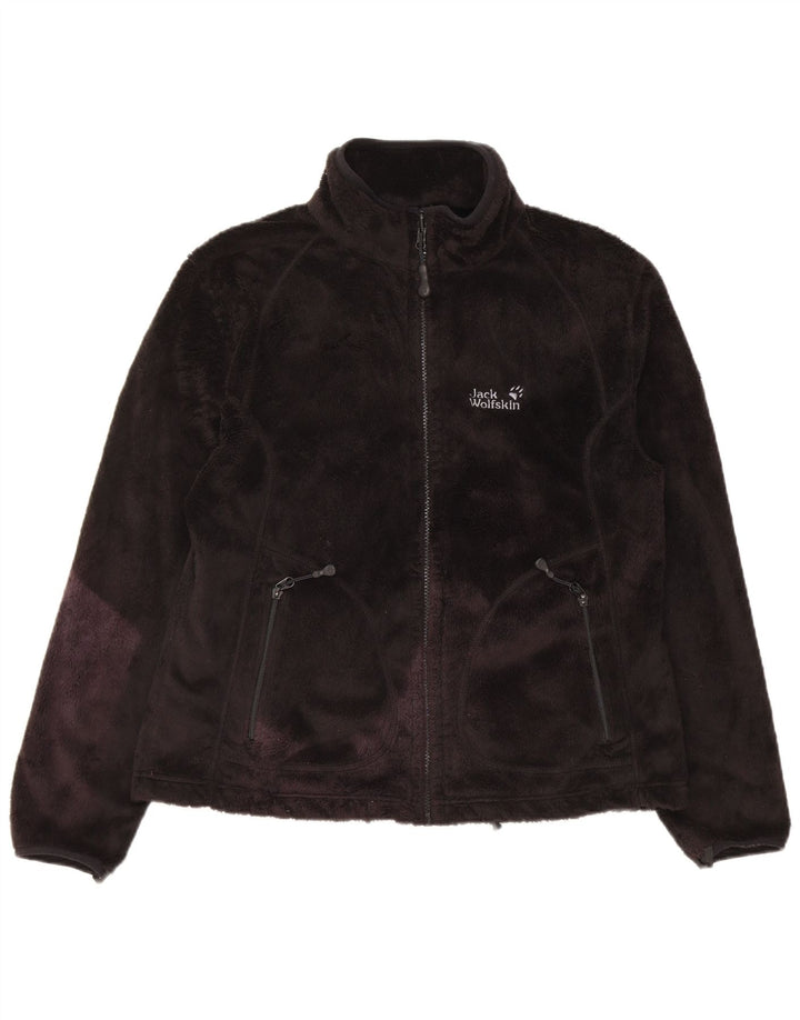 Jack Wolfskin Jachetă pentru femei Liner Fleece UK 16 Poliester negru mare