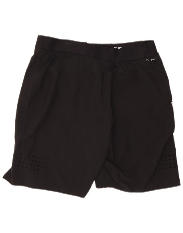 Reebok Mens Graphic Swimming Shorts Medium Black Polyester