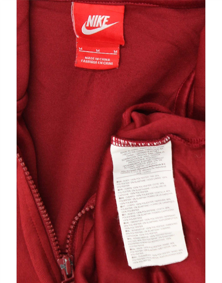 Jachetă de trening pentru bărbați Nike, poliester mediu burgundă