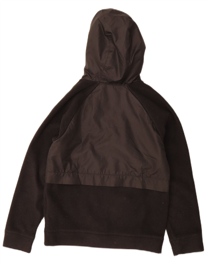 Jachetă fleece cu glugă Nike pentru băieți 10-11 ani Poliester negru mediu