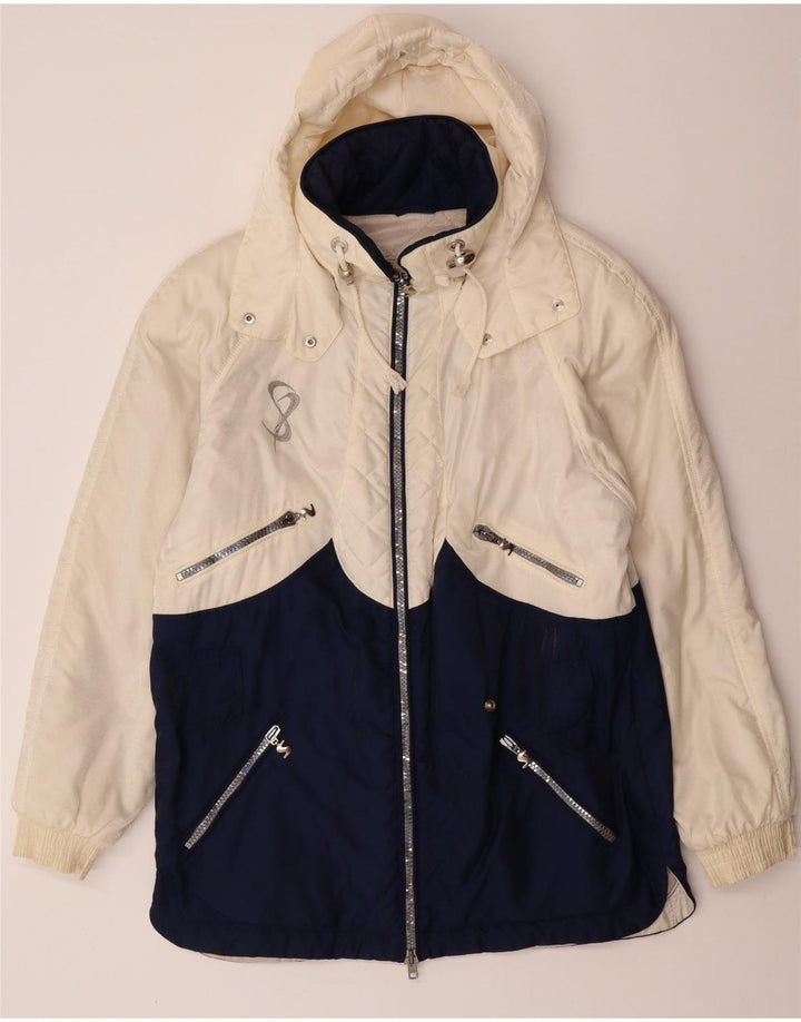 SPORTALM Jachetă de vânt cu grafică supradimensionată pentru femei EU 38 Medium Off White