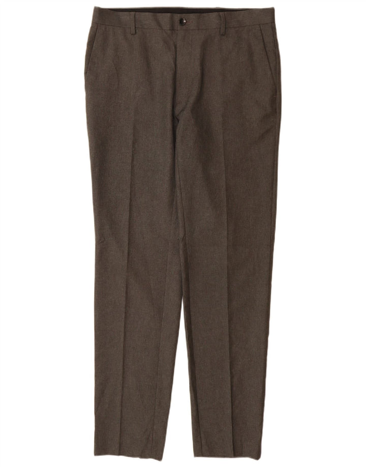 Marks & Spencer Pantaloni skinny casual pentru bărbați W32 L31 poliester gri