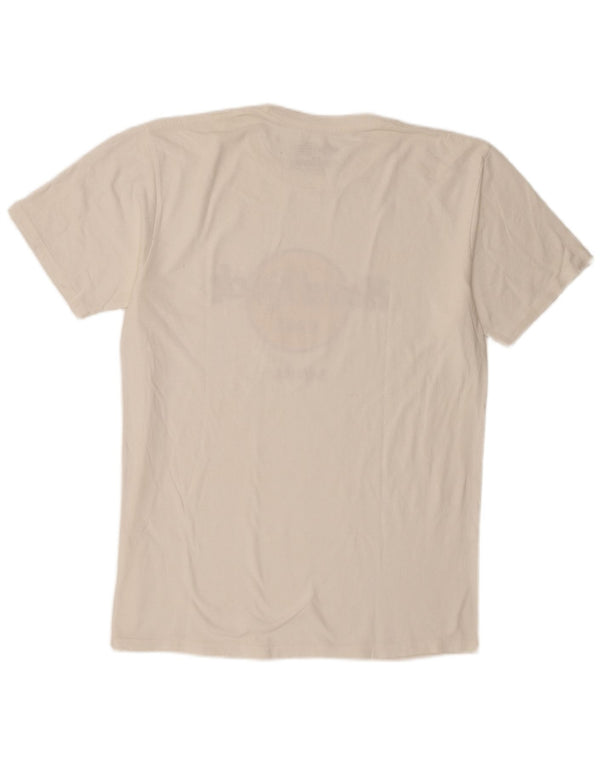 Tricou grafic Seville pentru bărbați Hard Rock Cafe Top mare din bumbac alb