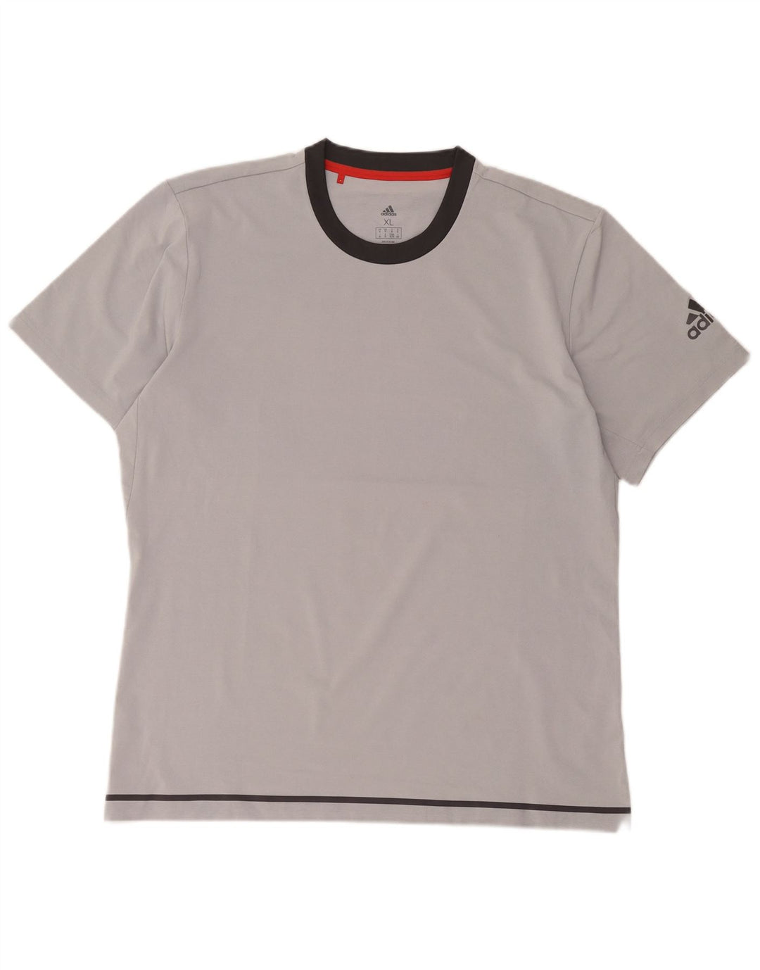 Tricou grafic pentru bărbați Adidas Top XL poliester gri
