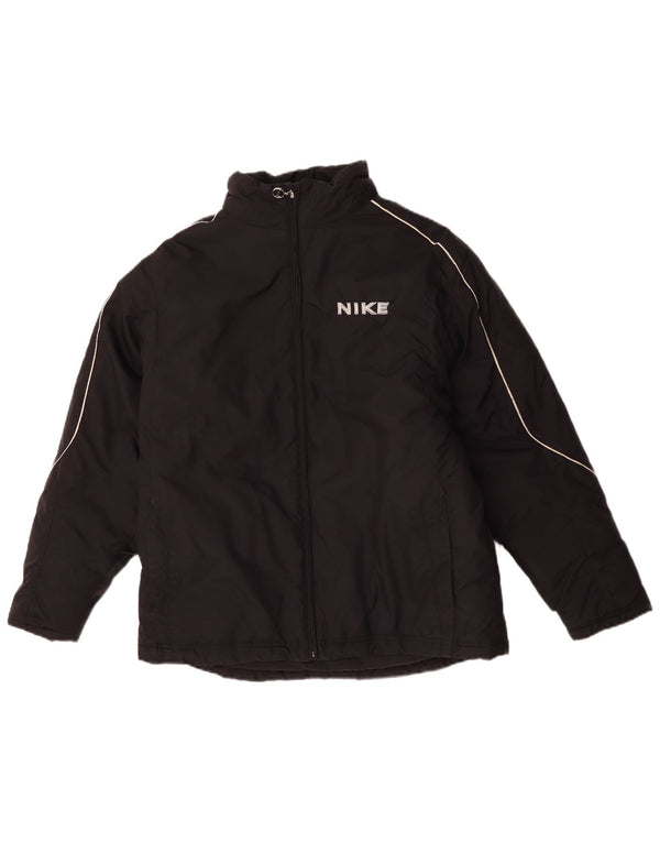 Jachetă căptușită cu grafică Nike pentru băieți 13-14 ani XL poliester negru