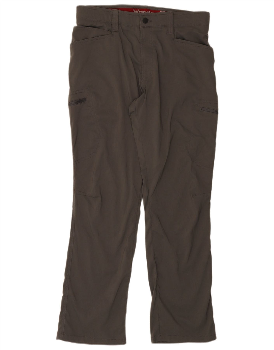 Pantaloni cargo drepti WRANGLER pentru femei W32 L30 nailon gri