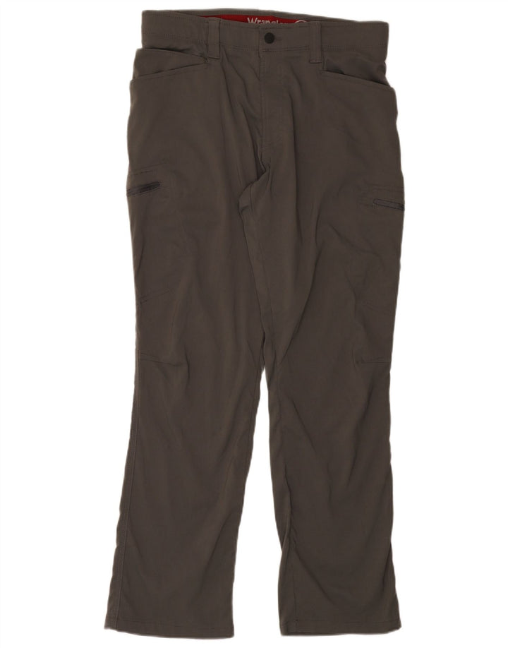Pantaloni cargo drepti WRANGLER pentru femei W32 L30 nailon gri