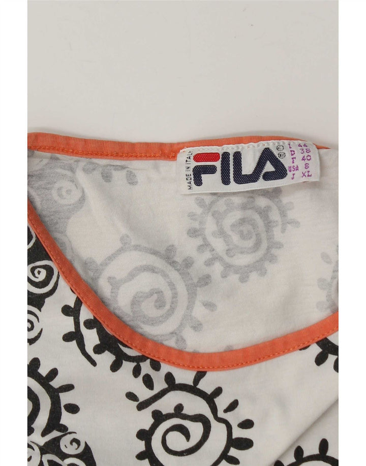 Tricou Femei Fila Top IT 44 Medium White Paisley