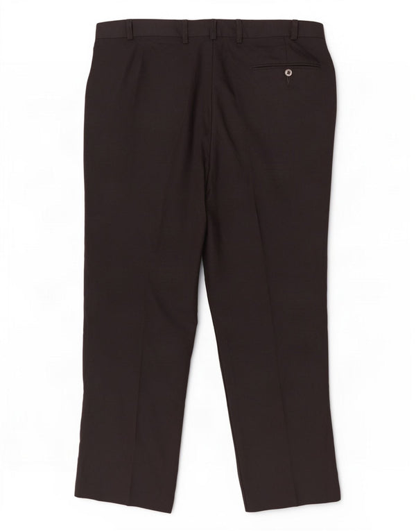 Marks & Spencer Pantaloni drepți pentru bărbați L36 L29 Poliester negru