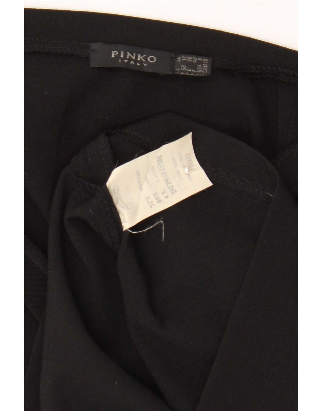 Fusta mini pentru femei Pinko UK 12 Medium W30 Poliester negru