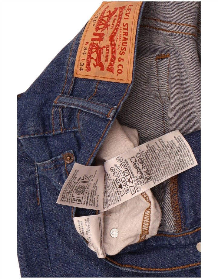 Blugi Levi's 511 Slim 34 L34 Bumbac albastru