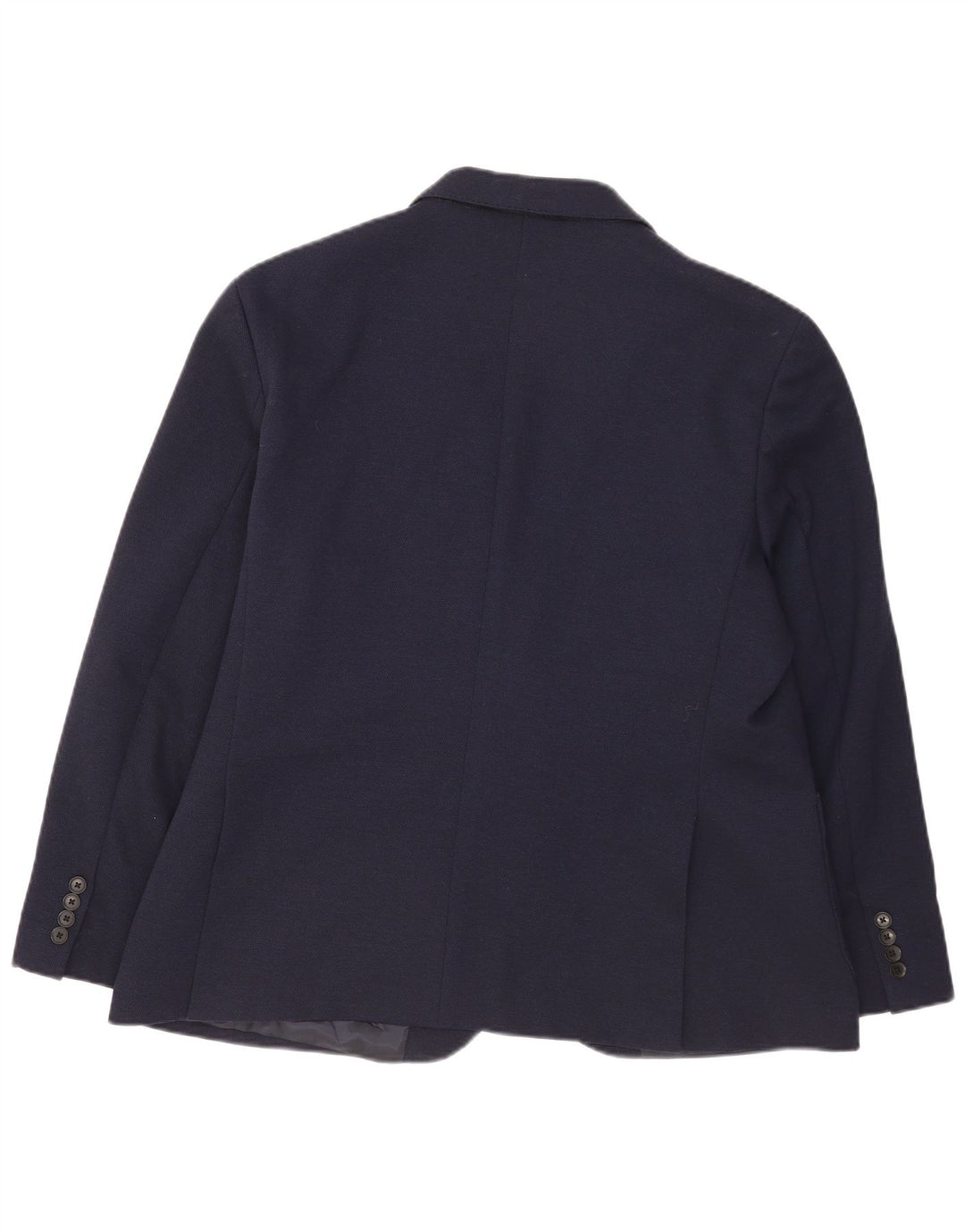 Marks & Spencer Mens 2 Button Blazer Jacket UK 46 XL Navy Blue Polyester
